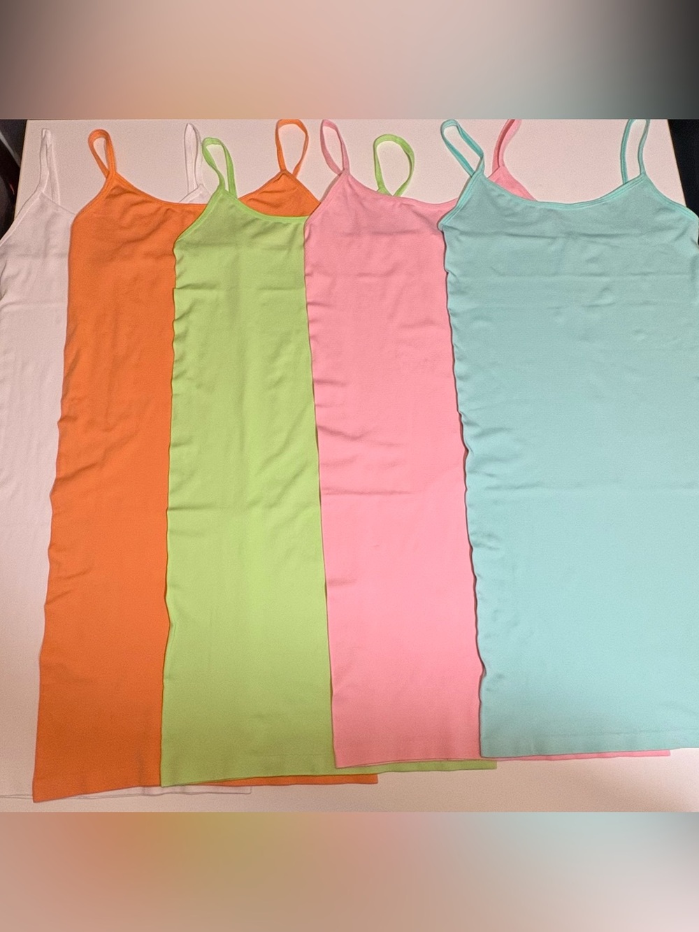 Chriss Zoe OS Tight Bodycon Stretch Spaghetti Strap Sexy Mini Dress